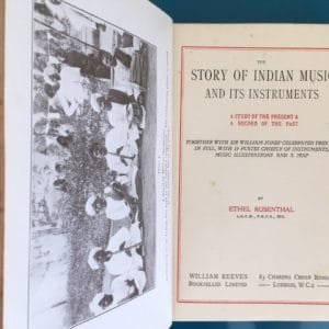 The Story of Indian Music and its Instruments: A Study of the Present & A Record of the Past.