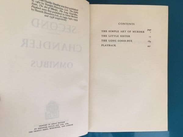 The Second Chandler Omnibus: The Little Sister; The Long Good-bye; Payback; The Simple Art of Murder - Image 5