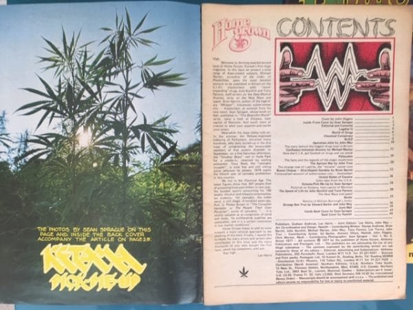 Homegrown: Europe's First Dope Magazine. Vol.1/ No.1 (June 1977); Vol.1/ No.2 (December 1977); Vol.1/ No.3 (Summer 1978) - Image 3