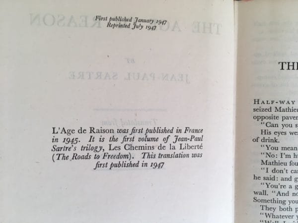 The Roads to Freedom: The Age of Reason, The Reprieve, Iron in the Soul - Image 5