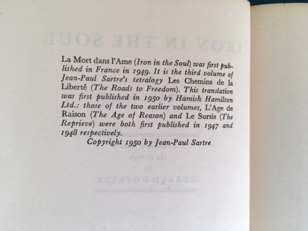 The Roads to Freedom: The Age of Reason, The Reprieve, Iron in the Soul - Image 3