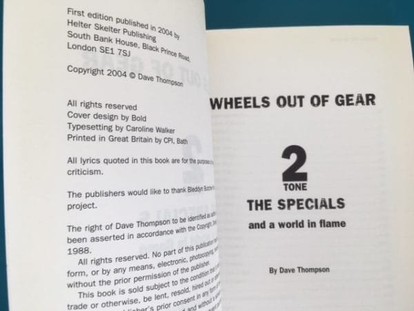 Wheels Out of Gear: 2 Tone, The Specials and a World in Flame - Image 2