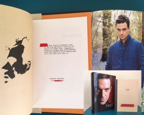 Feel: Robbie Williams [with "RaW", a rare promotional booklet]