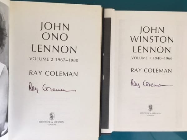 John Winston Lennon + John Ono Lennon. The Definite biography. [2 vols.] - Image 4