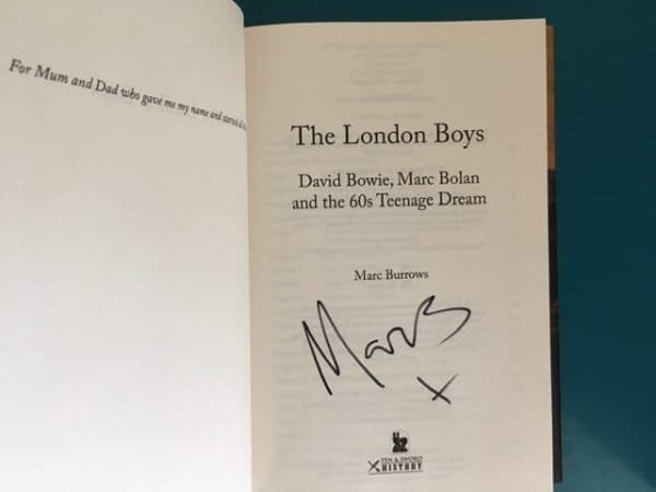 The London Boys: David Bowie, Marc Bolan and the 60s Teenage Dream (SIGNED COPY) - Image 3