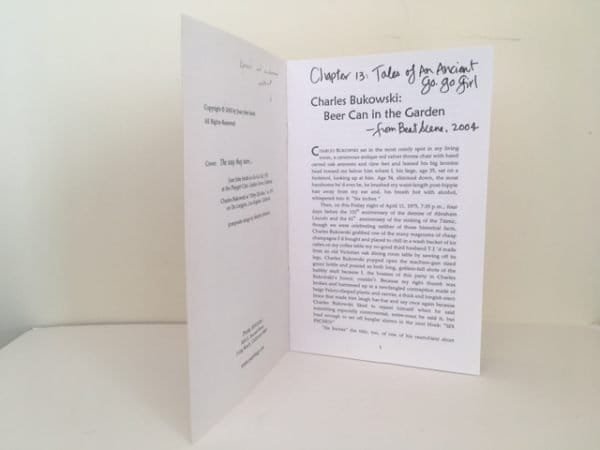 Charles Bukowski: Beer Can in the Garden - Image 2