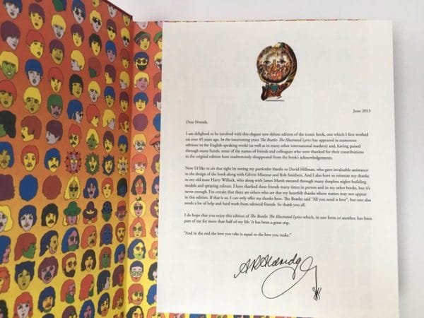 The Beatles Illustrated Lyrics (Deluxe edition, SIGNED) - Image 2