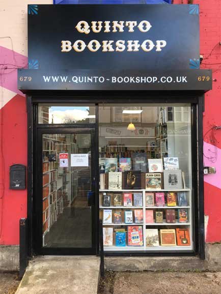 Quinto Bookshop London Premises