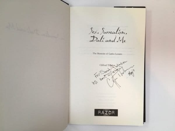 Sex, Surrealism, Dali and Me. The  Memoirs of Carlos Lozano - Image 2