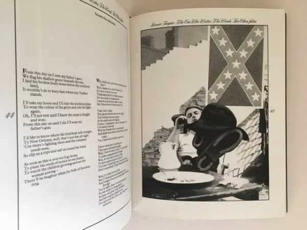 Bernie Taupin: The One Who Writes The Words For Elton John. Complete Lyrics from 1968 through to Goodbye, Yellow Brick Road. - Image 2