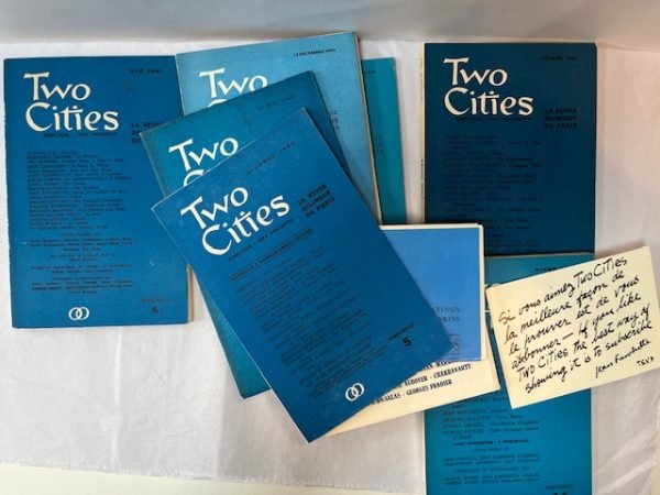 Two Cities: La Revue Bilingue de Paris [complete run of 9 issues]