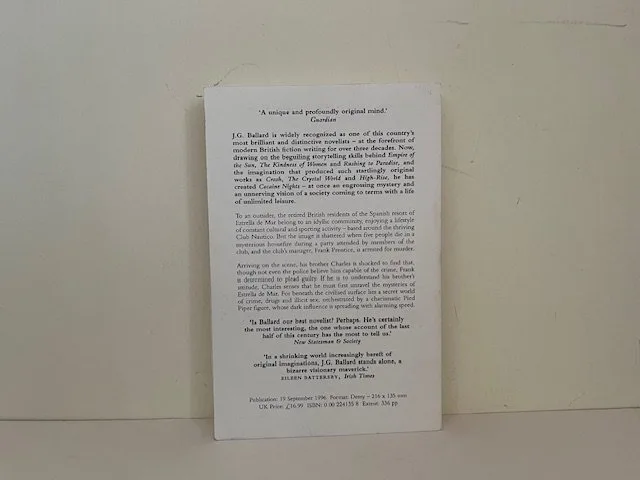 Cocaine Nights (UNCORRECTED PROOF) - Image 2