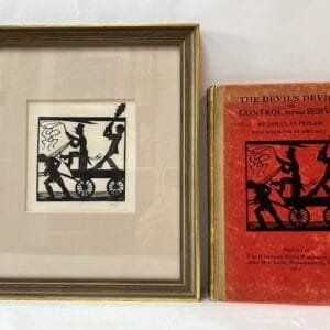 Dumb-driven Cattle: SIGNED woodcut print
