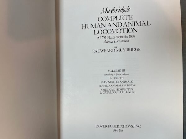 Muybridge's Complete Human and Animal Locomotion [complete in 3 vols.] - Image 4