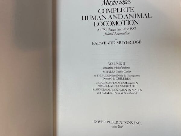 Muybridge's Complete Human and Animal Locomotion [complete in 3 vols.] - Image 3