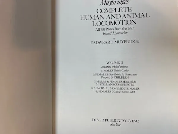 Muybridge's Complete Human and Animal Locomotion [complete in 3 vols.] - Image 3