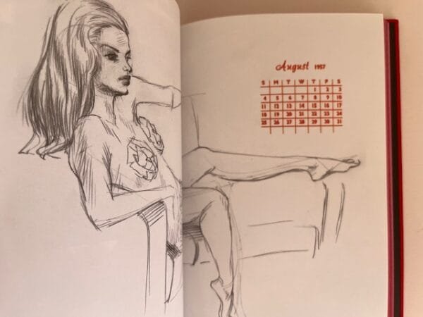 Soho Dives, Soho Divas. Ryan Hughes Sketches London's Burlesque Artistes - Image 3