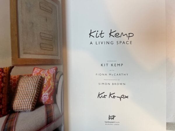 Kit Kemp: A Living Space (SIGNED) - Image 2