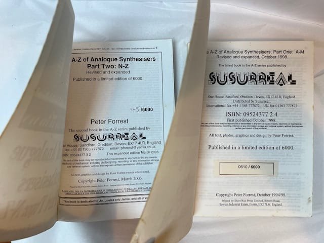 The A-Z of Analogue Synthesisers (2 VOLS, COMPLETE) - Image 4