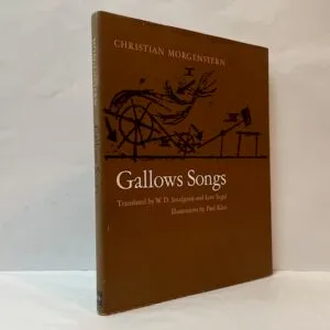 Gallows Songs (INSCRIBED by translator)