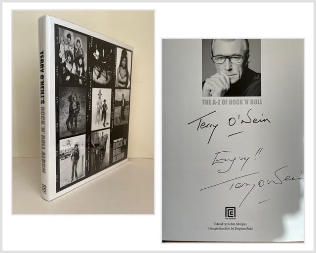 Terry O'Neill: The A-Z of Rock 'N' Roll (SIGNED)